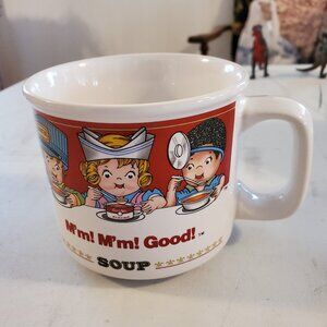 Vintage Campbell's Soup Mug Working Kids